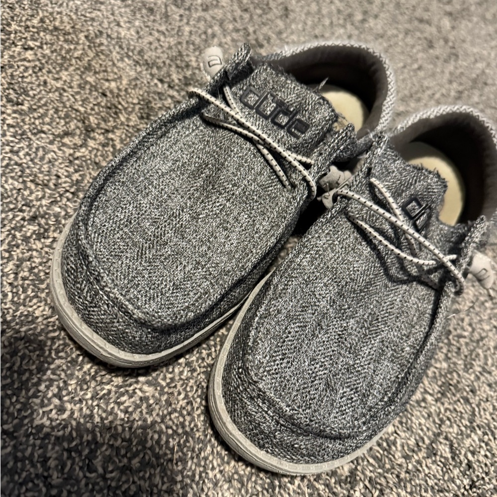 Hey Dude Kids Gray Dress Shoes